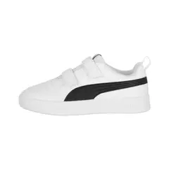 PUMA - Zapatilla Rickie Niños Blancas/Negras