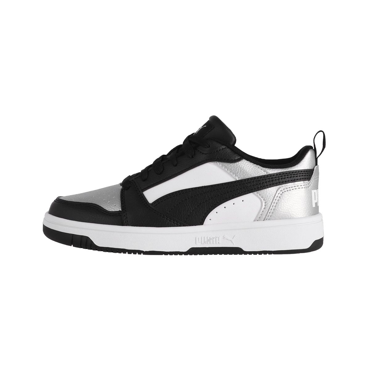 PUMA - Zapatilla Puma Rebound v6 Low Mujer Negras/Plateadas/Blancas