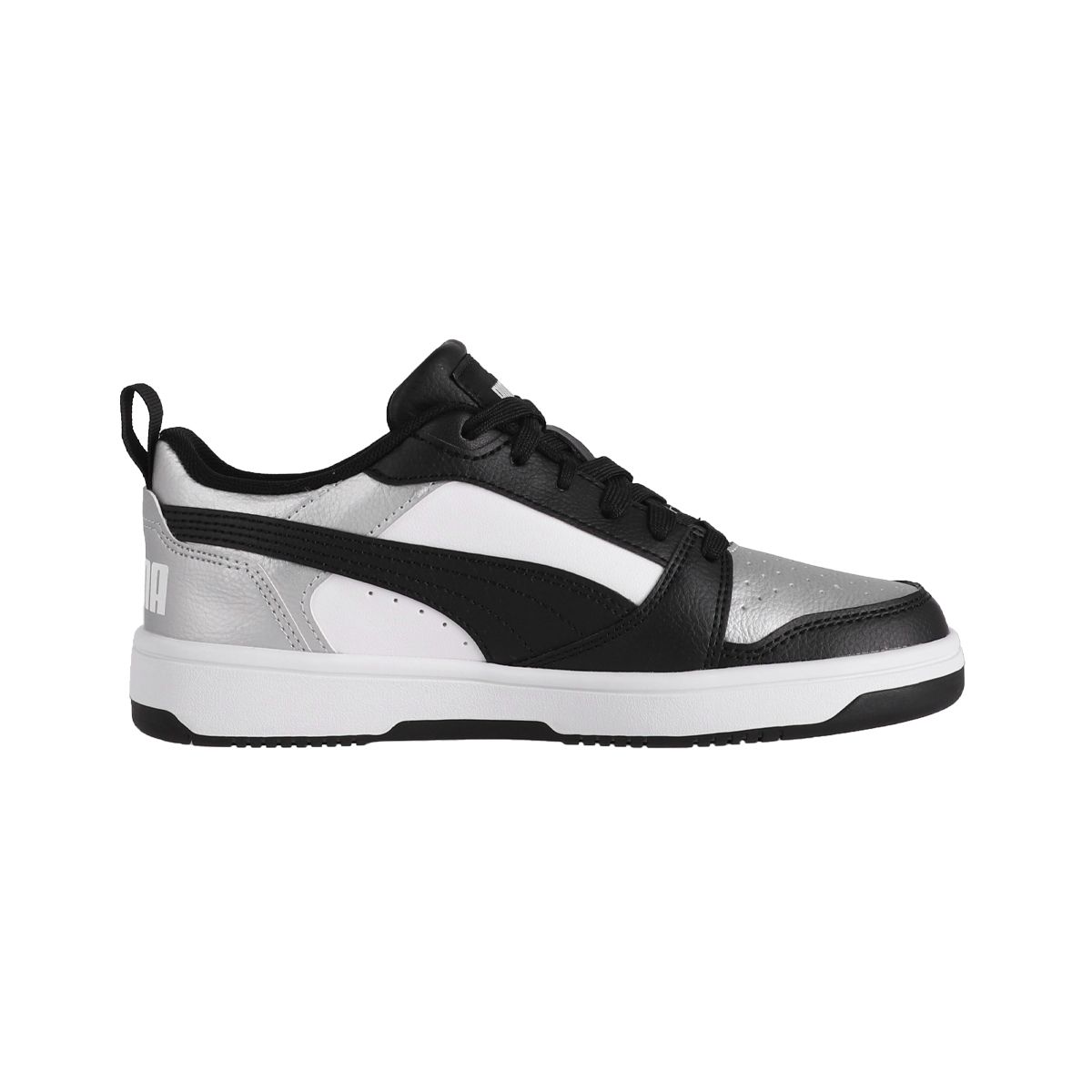 PUMA - Zapatilla Puma Rebound v6 Low Mujer Negras/Plateadas/Blancas