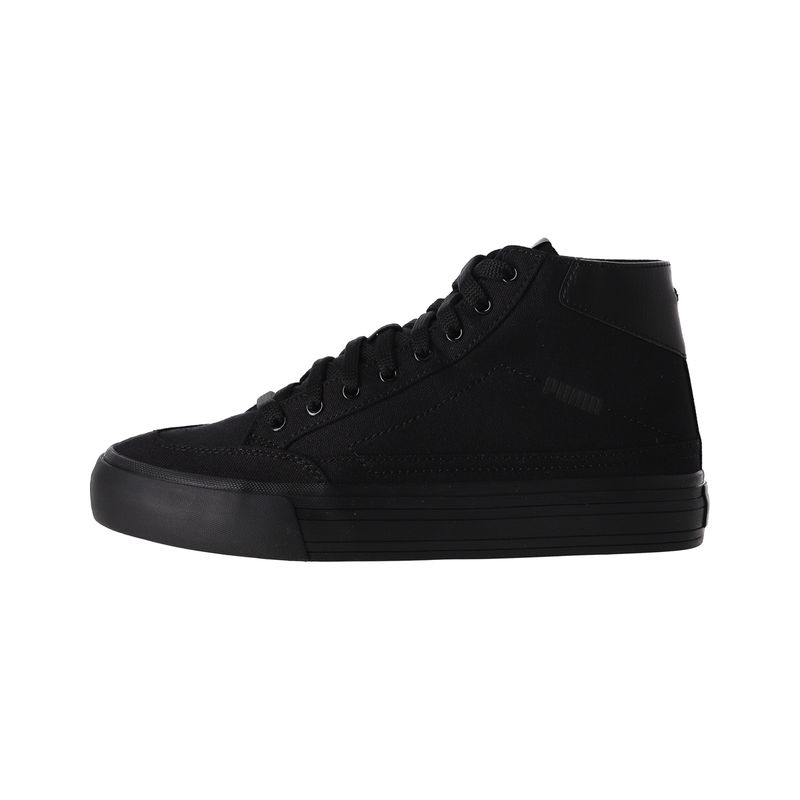 PUMA - Zapatilla Puma Court Classic Vulc Mid Hombre Negras
