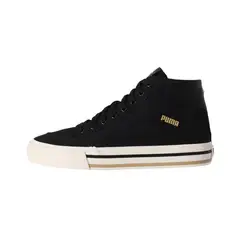 PUMA - Zapatilla Court Classic Vulc Mid Hombre Negras/Beige