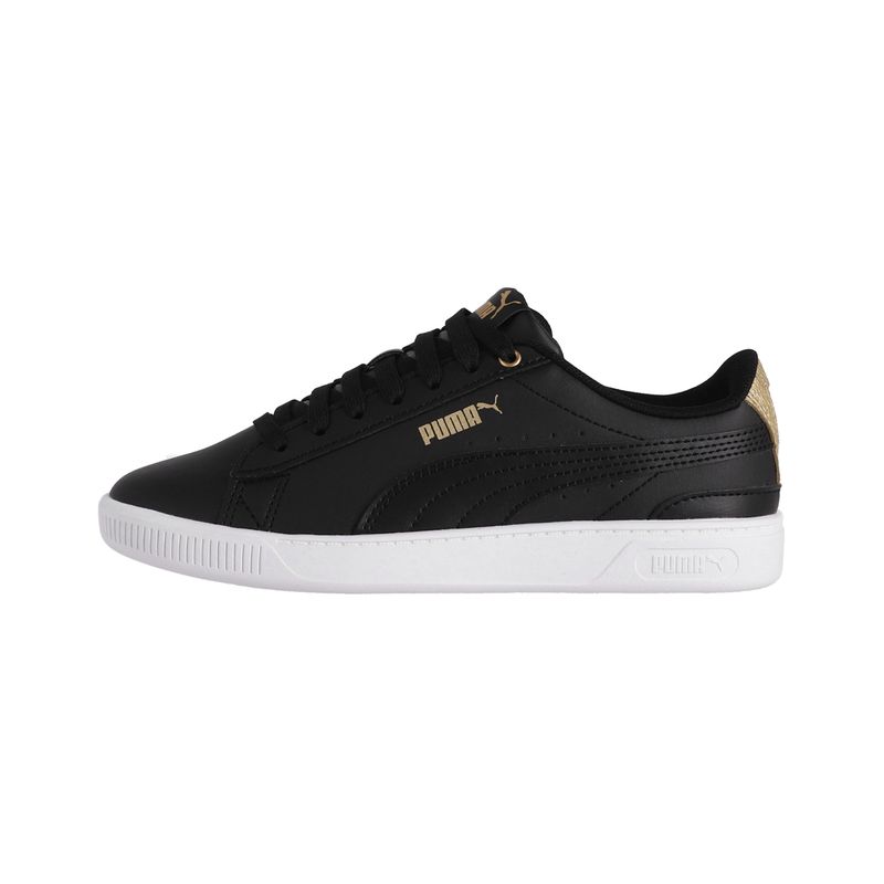 PUMA - Zapatilla Puma Vikky V3 Distressed Mujer Negras/Doradas