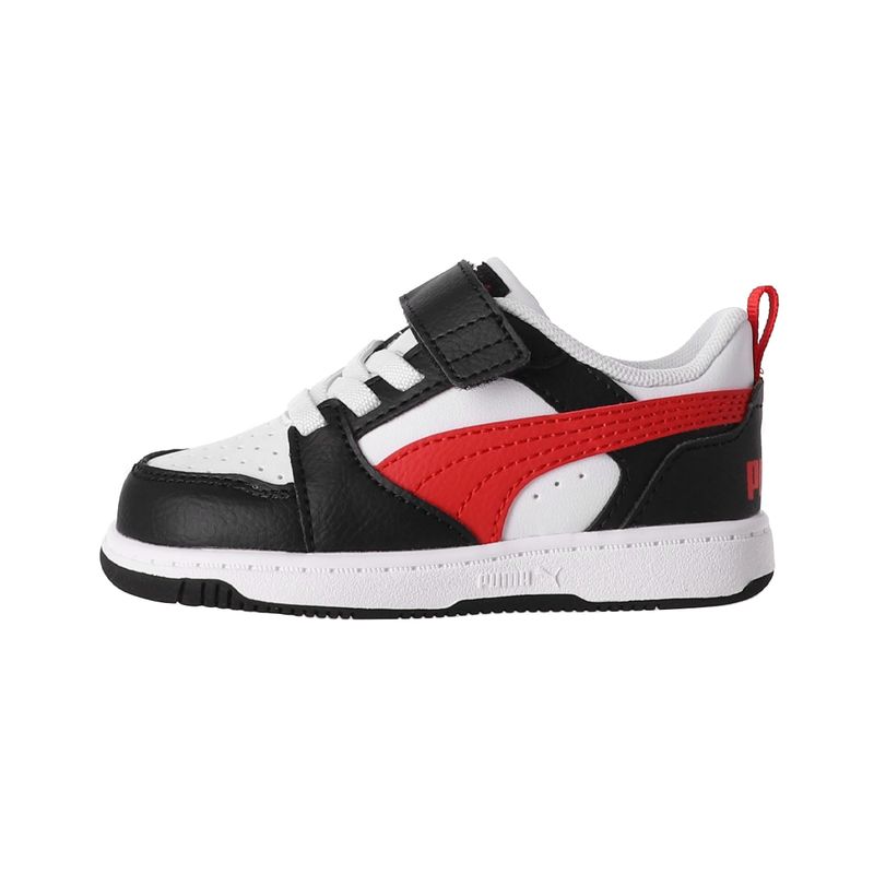 PUMA - Zapatillas Urbanas Puma Rebound V6 Baby Negra/Blanca/Roja
