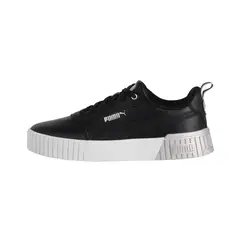 PUMA - Zapatilla Carina 2.0 Metallic Dream Mujer Negras/Blanca