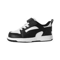 PUMA - Zapatilla Rebound V6 Niños TD Negras/Blanca