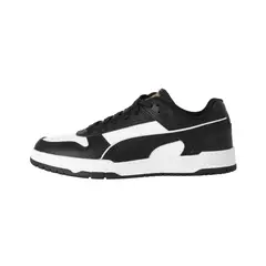 PUMA - Zapatilla Rebound Low Game Hombre Negras/Blancas