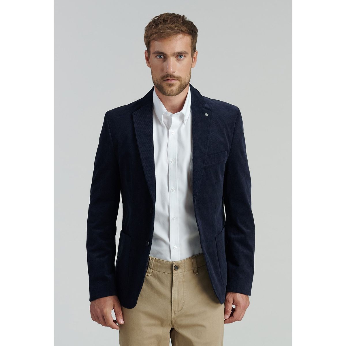 FEROUCH - Blazer Madison Smart Casual Azul Ferouch
