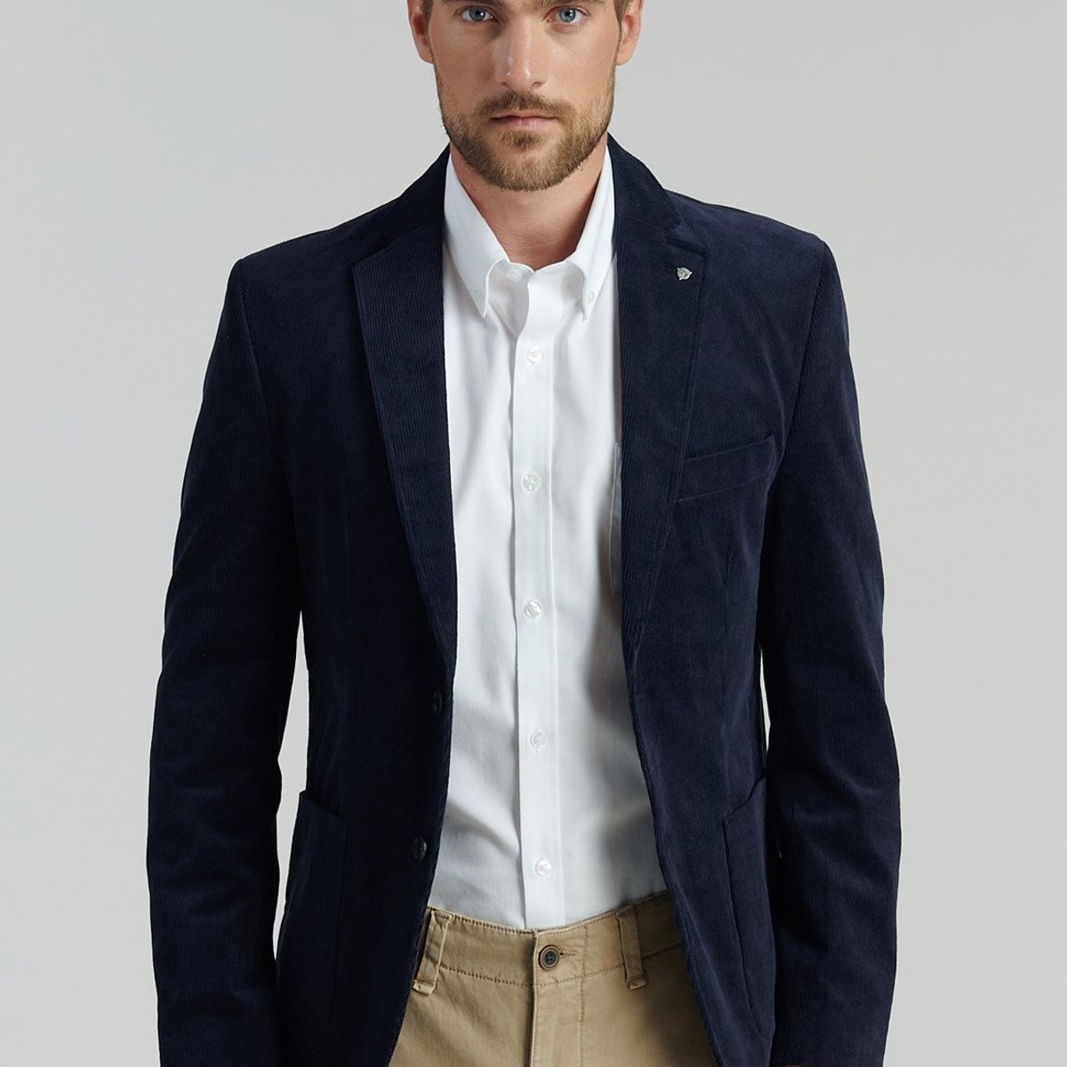 FEROUCH - Blazer Madison Smart Casual Azul Ferouch