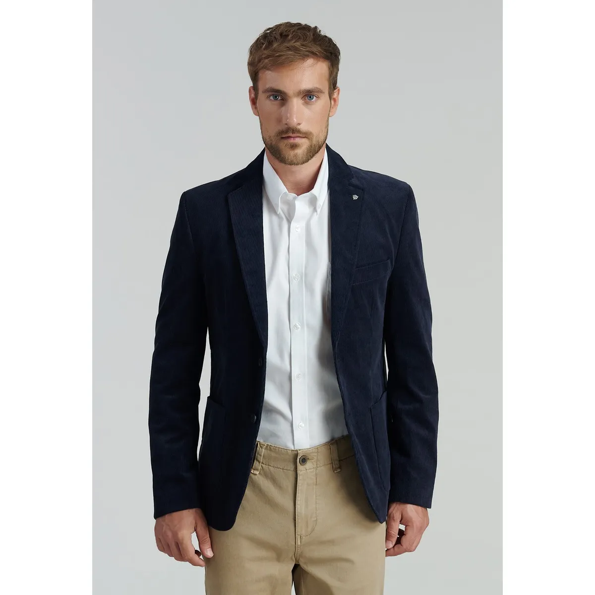 FEROUCH - Blazer Madison Smart Casual Azul Ferouch