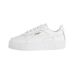 PUMA - Zapatilla Carina Street Mujer Blancas/Doradas