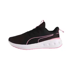 PUMA - Zapatilla Softride Carson Mujer Negras/Blancas