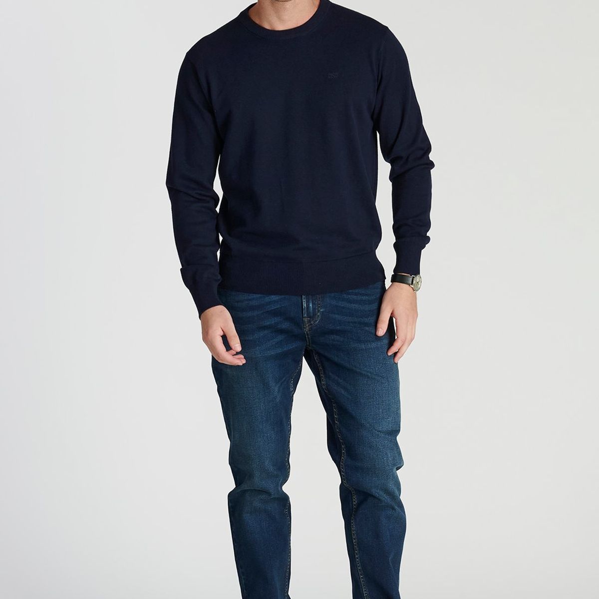 NEW MAN - Sweater Toledo Heritage Azul Newman