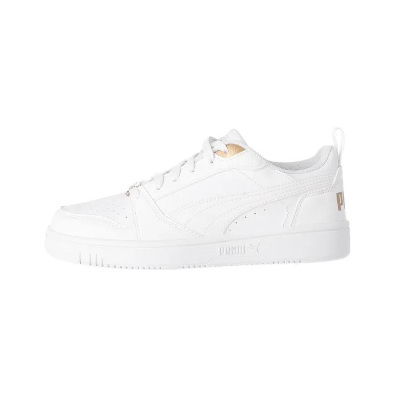 PUMA - Zapatilla Puma Rebound V6 Low Bling Mujer Blancas