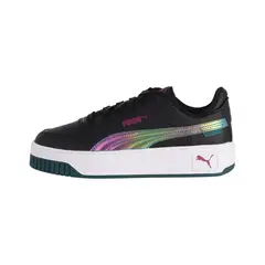 PUMA - Zapatilla Carina Street Bouncy Sky Joven Negras/Celeste