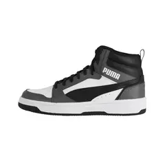 PUMA - Zapatilla Rebound v6 Hombre Blancas/Negras/Grises
