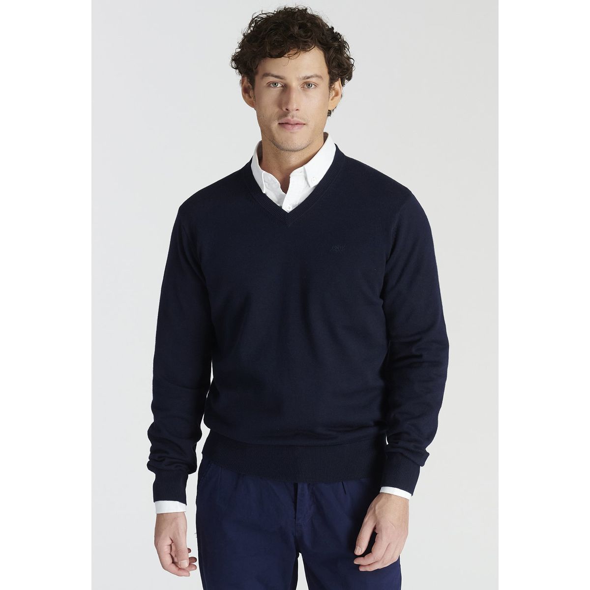 NEW MAN - Sweater Merida Heritage Azul Newman