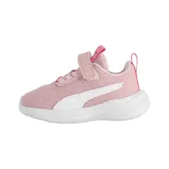 PUMA - Zapatilla Rickie Runner Niños TD Rosadas/Blancas