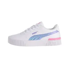 PUMA - Zapatilla Carina 2.0 Bouncy Sky Niña Blanca/Multicolor
