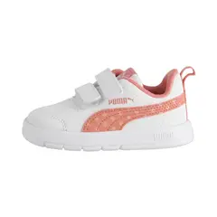 PUMA - Zapatillas Urbanas Courtflex V3 Dotty Baby Blanca/Rosa