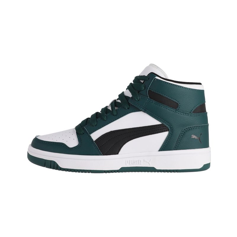 PUMA - Zapatilla Puma Rebound LayUp SL Hombre Verdes/Blancas/Negras