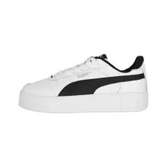 PUMA - Zapatilla Carina Street Mujer White/Black/Silver