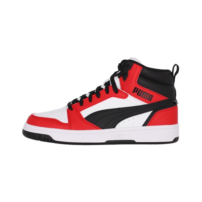 PUMA - Zapatilla Puma Rebound v6 Hombre White/For All Time Red
