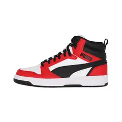 PUMA - Zapatilla Rebound v6 Hombre White/For All Time Red