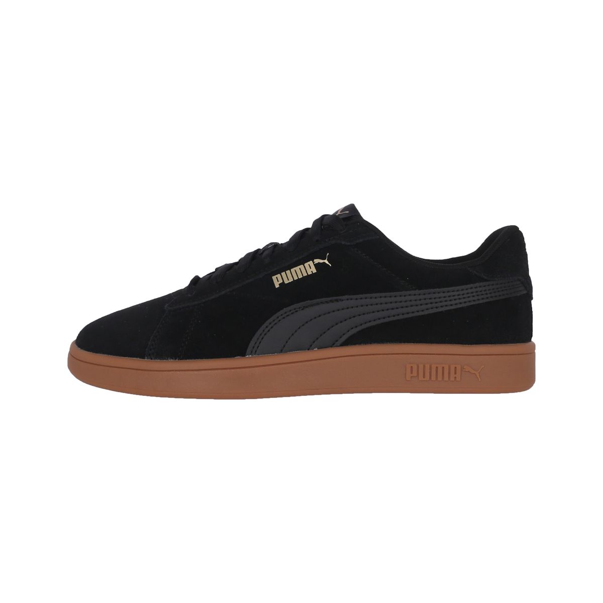 PUMA - Zapatilla Puma Smash 3.0 Hombre Black/Gold/Gum