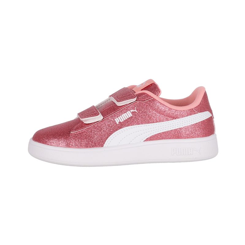 PUMA - Zapatilla Puma Smash 3.0 Glitz Glam Niña Rosado