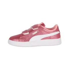 PUMA - Zapatilla Smash 3.0 Glitz Glam Niña Rosado
