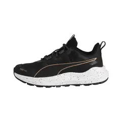 PUMA - Zapatilla Reflect Lite Trail Hombre Negras/Doradas