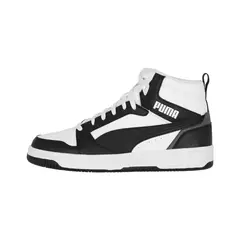 PUMA - Zapatilla Rebound V6 Unisex Negro/Blanco