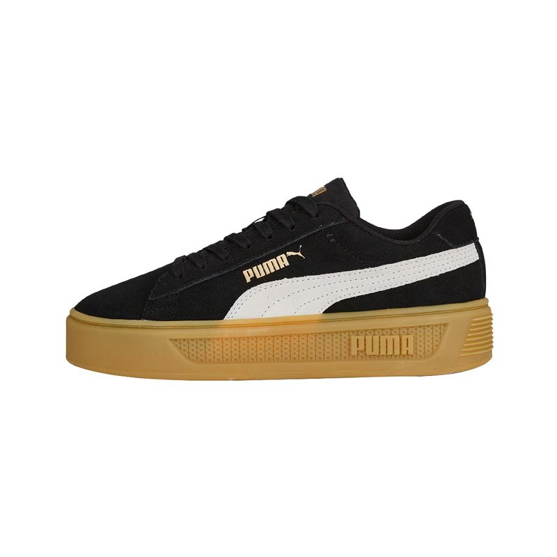 PUMA - Zapatillas Urbanas Puma Smash Platform V3 Mujer Negra/Café