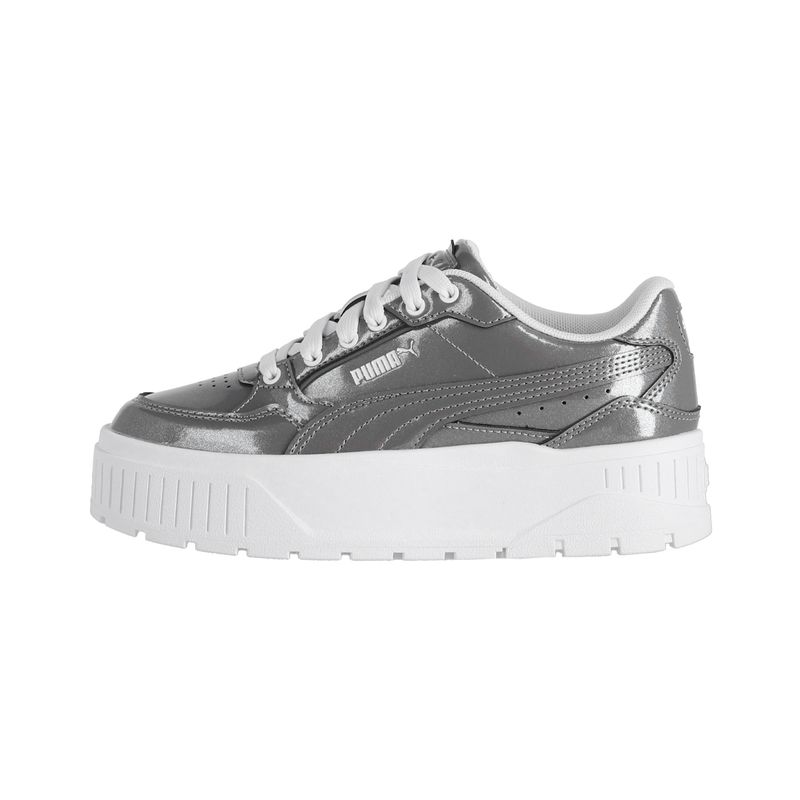 PUMA - Zapatilla Puma Karmen II Idol Glitz Mujer Plateadas/Blancas