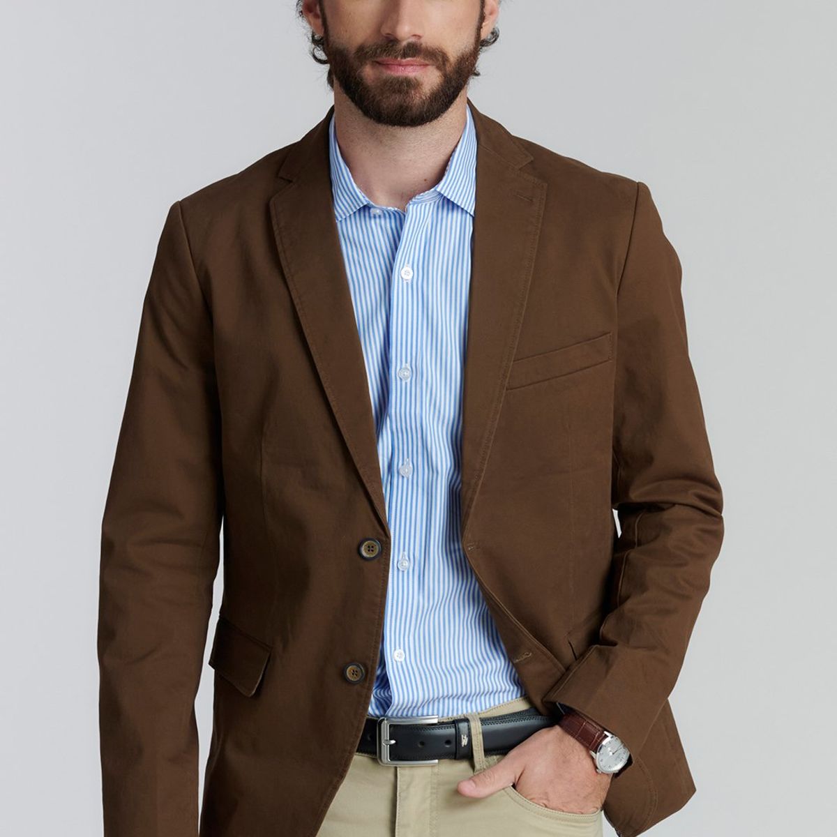FEROUCH - Blazer Stanford F Smart Casual Beige Ferouch