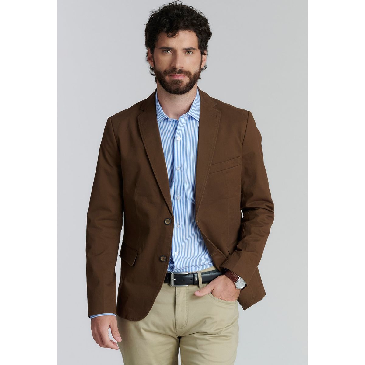 FEROUCH - Blazer Stanford F Smart Casual Beige Ferouch