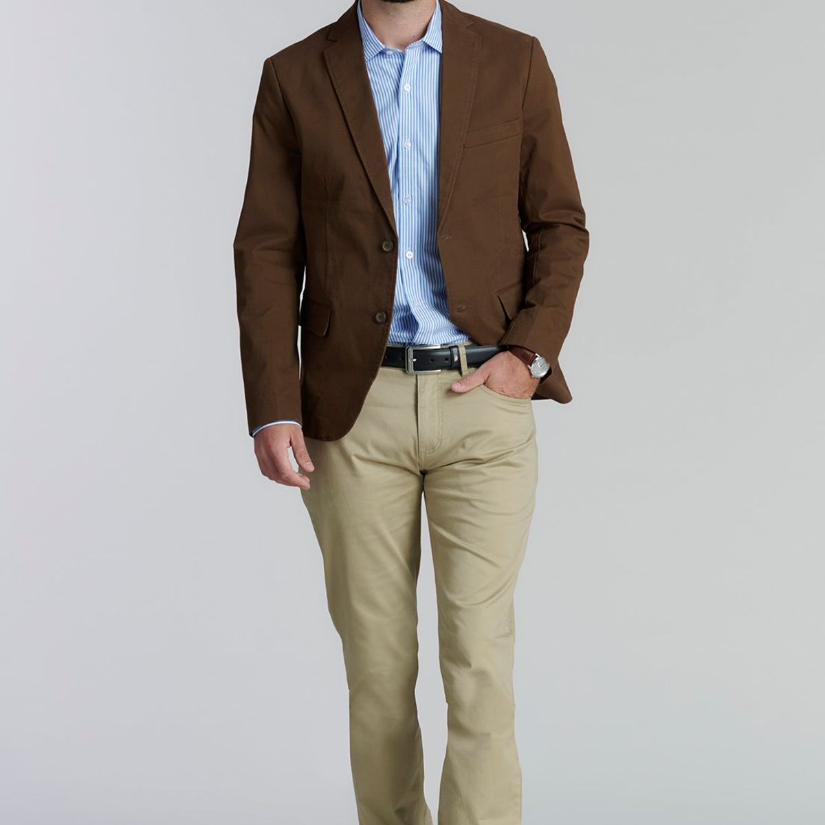 FEROUCH - Blazer Stanford F Smart Casual Beige Ferouch