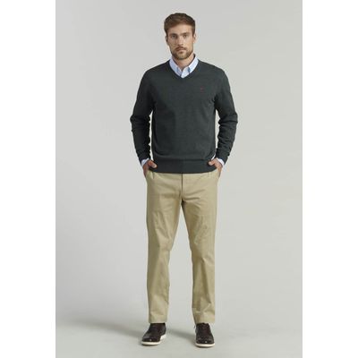 Imagen 2 del producto Sweater V Neck Melange F Smart Casual Gris