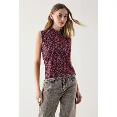 ASH - Polera Sin Mangas Rojo Mujer
