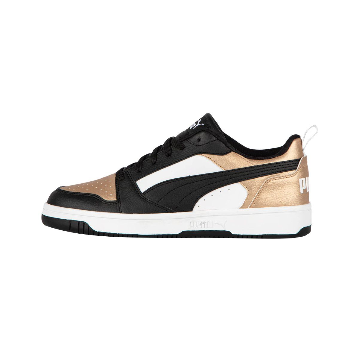 PUMA - Zapatillas Urbanas Puma Rebound v6 Low Mujer Negras/Doradas