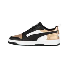 PUMA - Zapatillas Urbanas Rebound v6 Low Mujer Negras/Doradas
