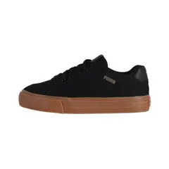 PUMA - Zapatilla Court Classic Vulc Hombre Negras/Café