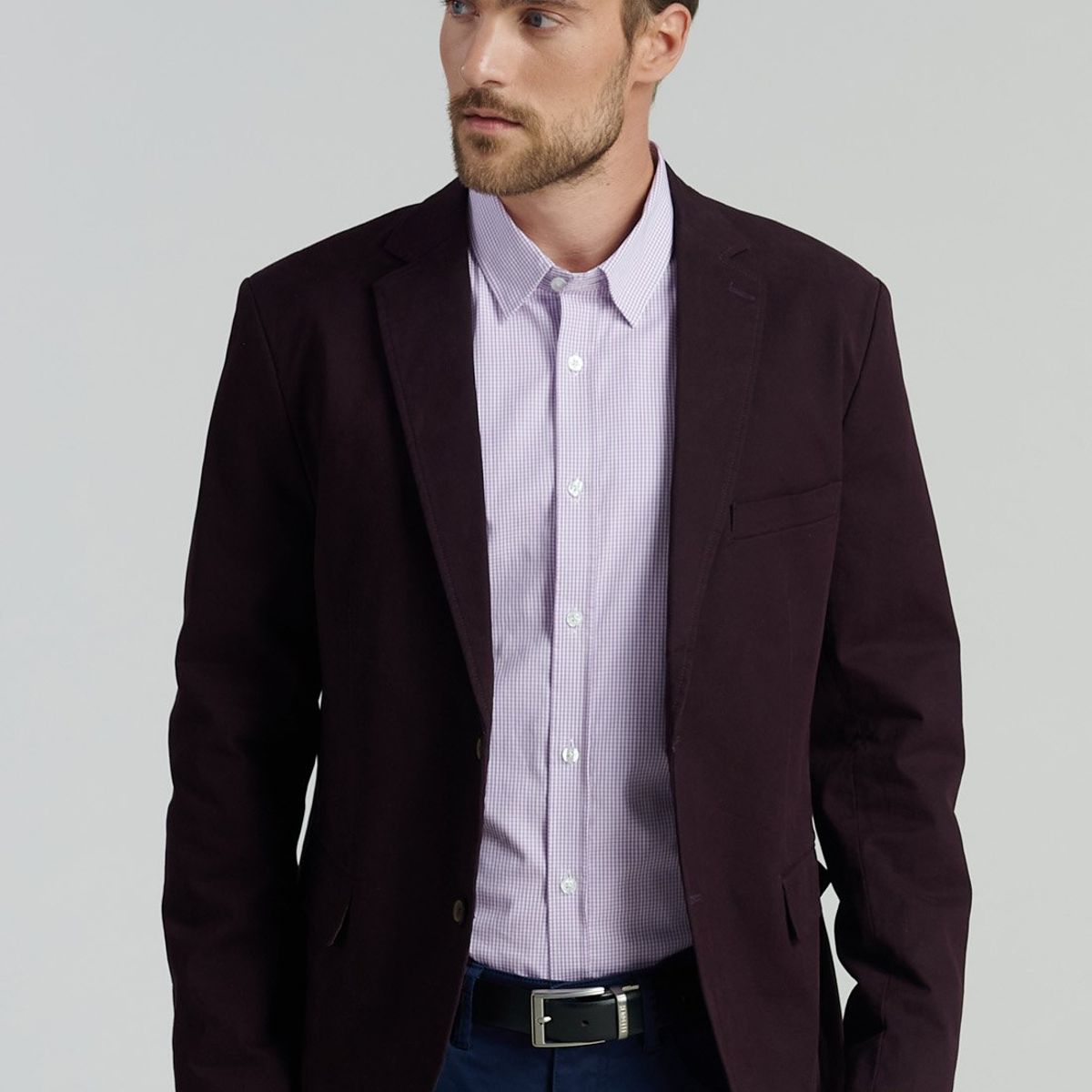 FEROUCH - Blazer Stanford F Smart Casual Rojo Ferouch