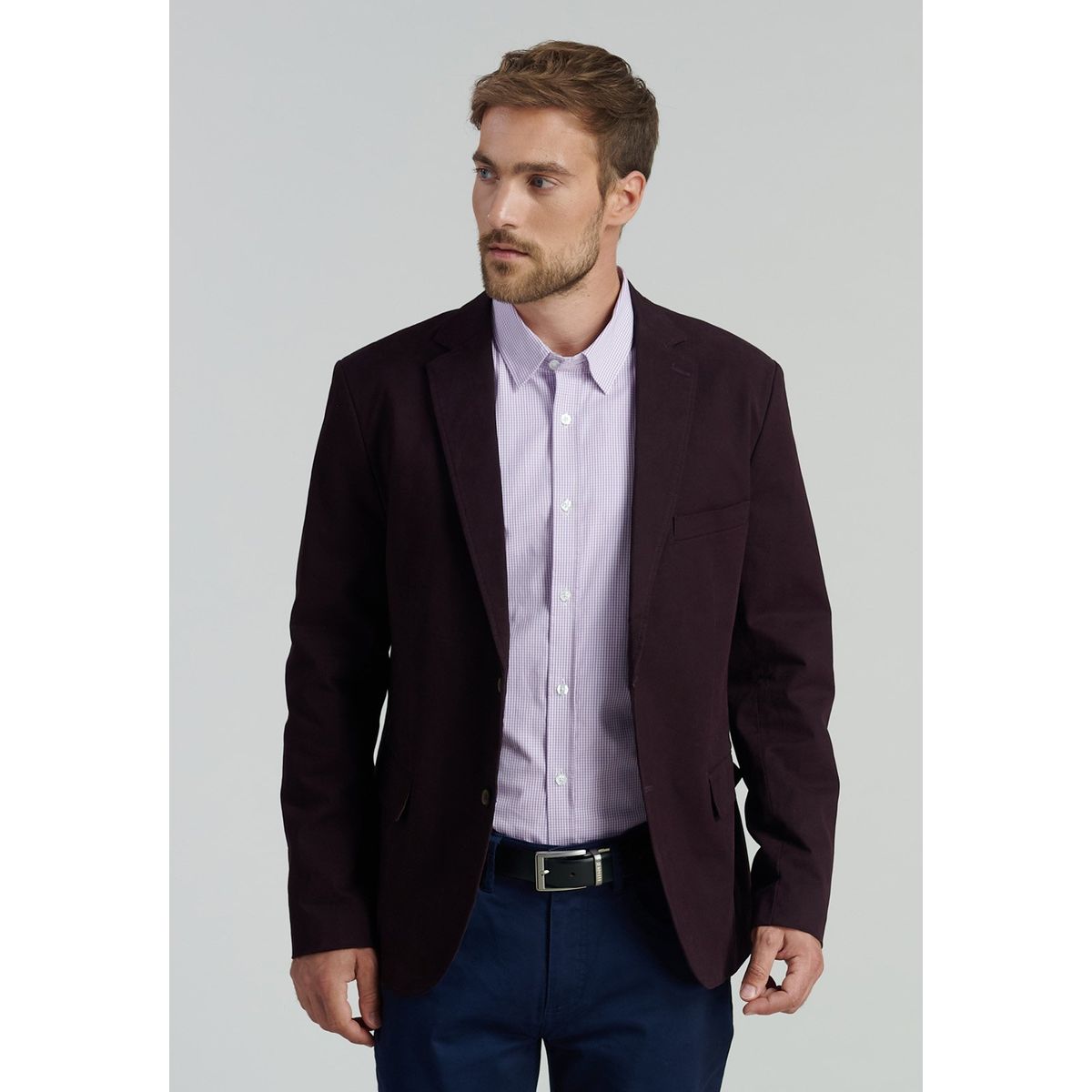FEROUCH - Blazer Stanford F Smart Casual Rojo Ferouch