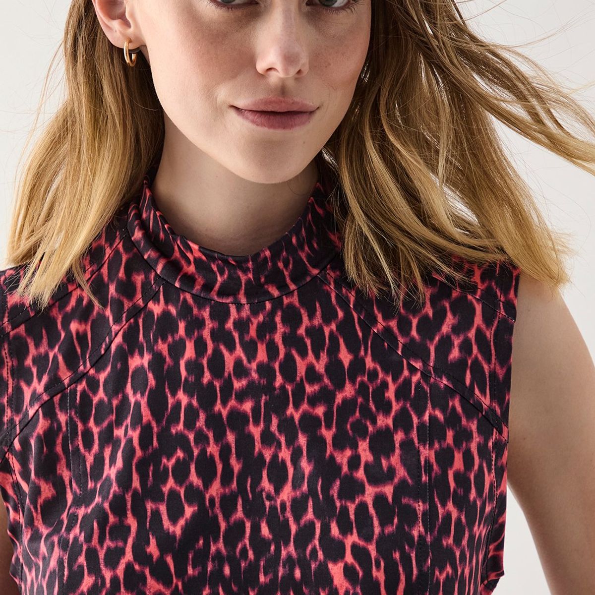 ASH - Polera Sin Mangas Rojo Mujer Ash