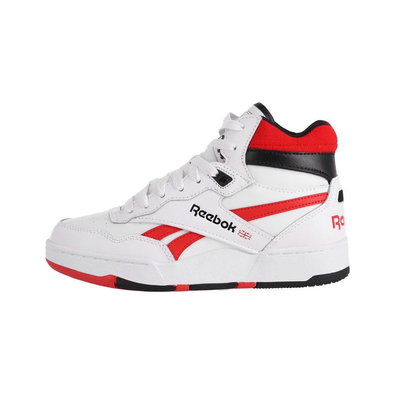 REEBOK - Zapatilla Reebok BB 4000 II Mid Joven Blancas/Rojas/Negras