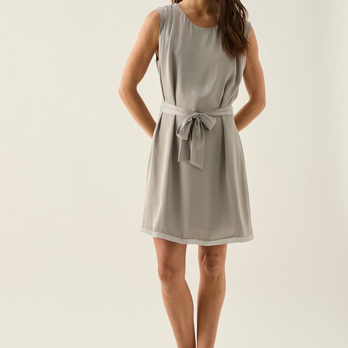ASH - Vestido Corto Gris Mujer Ash