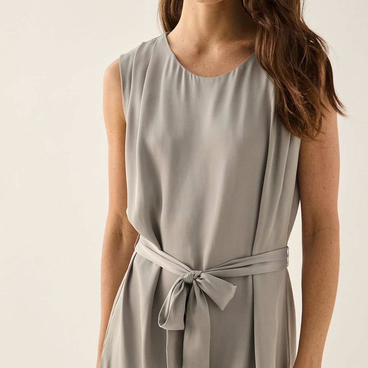 ASH - Vestido Corto Gris Mujer Ash