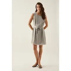 ASH - Vestido Corto Gris Mujer