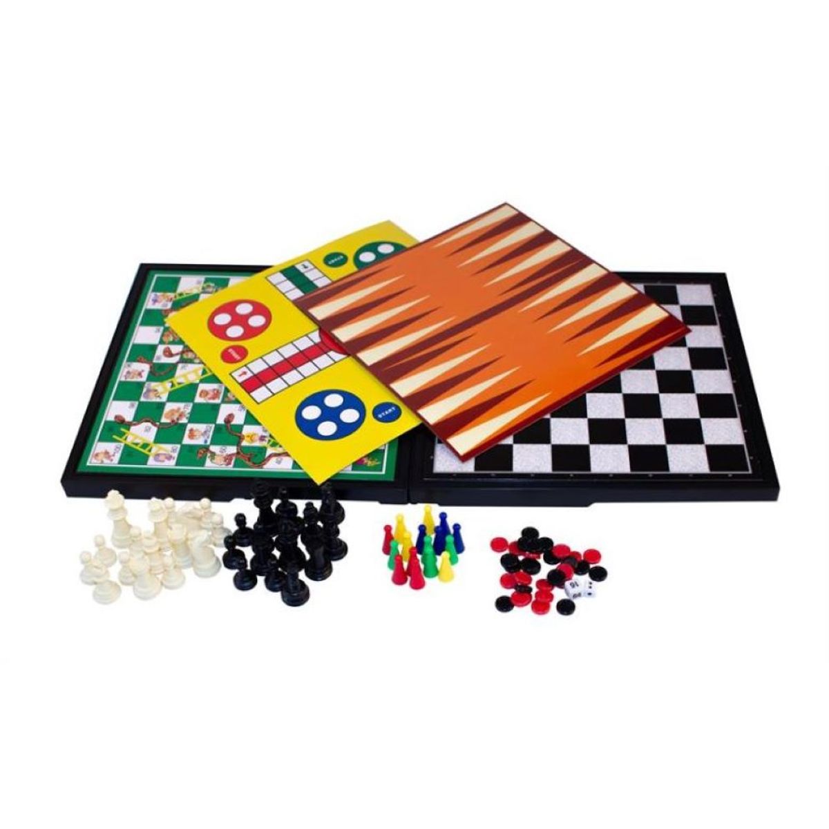 GENERICO - Juego De Mesa 5 Juegos En 1